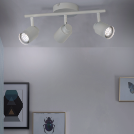 TEKLA METAL SPOTLIGHTS WHITE 3XGU10=50W