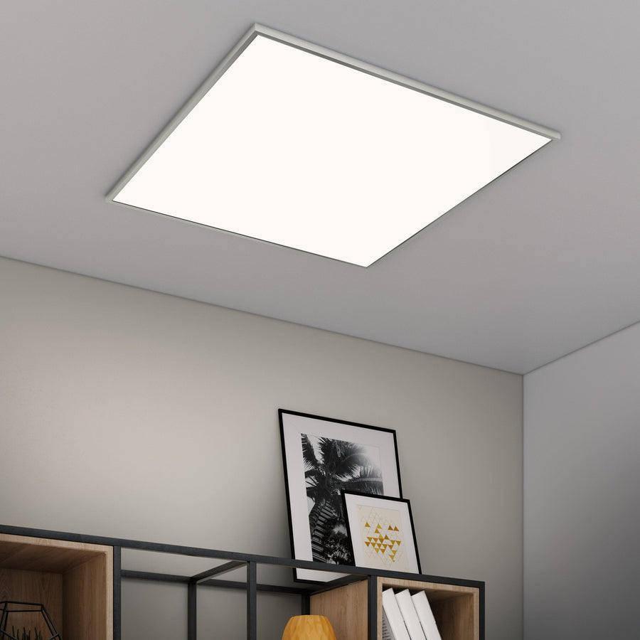 Bricocenter ALUMINIUM LED PANEL SILVER 60X60 CM 42W CCT DIMMABLE