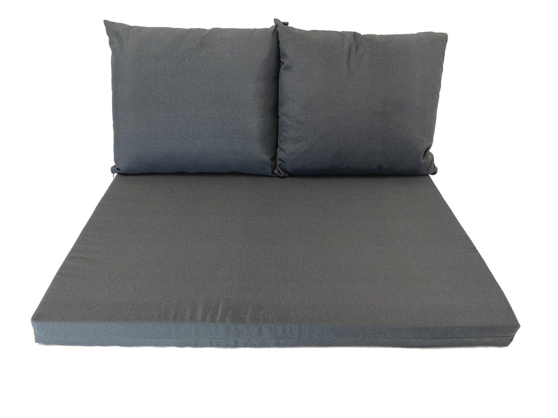 PARIS NATERIAL PALLET CUSHION 80X120X8 WITH 2 CUSHIONS 80X120 ANTHRACITE