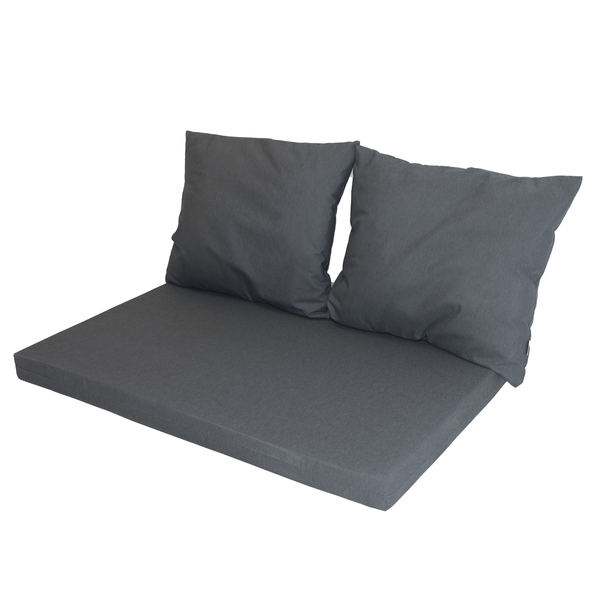 PARIS NATERIAL PALLET CUSHION 80X120X8 WITH 2 CUSHIONS 80X120 ANTHRACITE