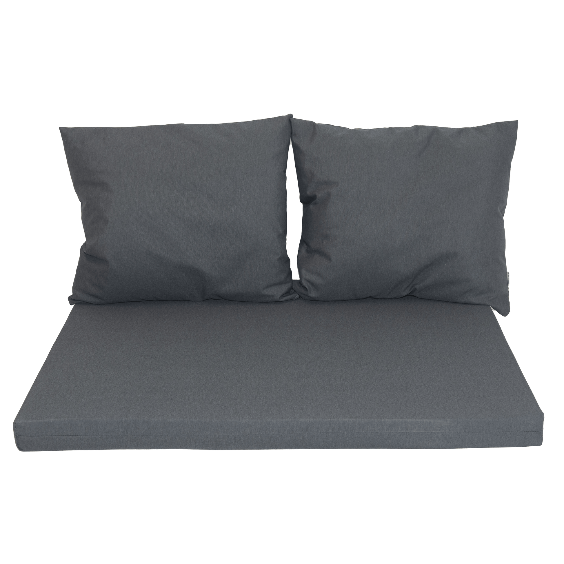 PARIS NATERIAL PALLET CUSHION 80X120X8 WITH 2 CUSHIONS 80X120 ANTHRACITE