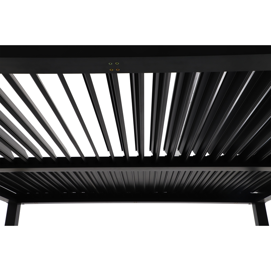 BIOCLIMATIC PERGOLA CLIMA NATERIAL FULL ALUMINUM 313X198 ANTHRACITE