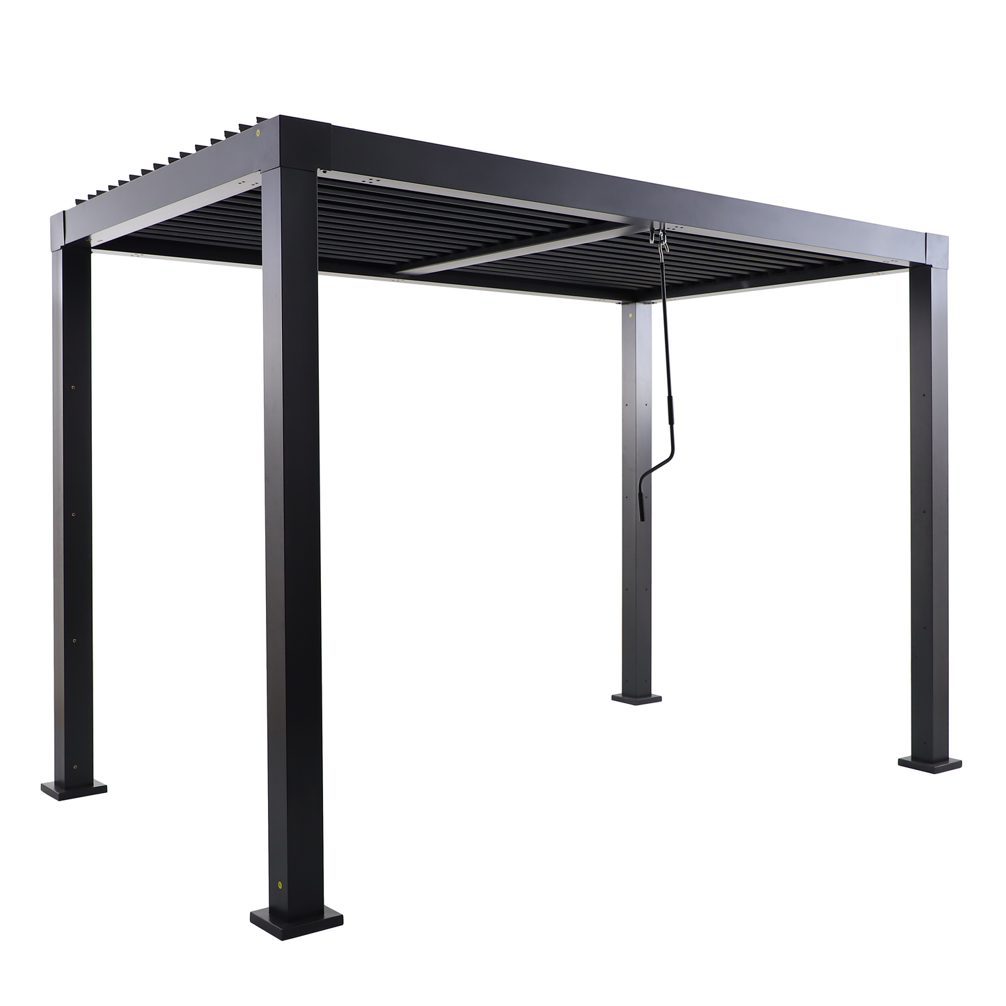BIOCLIMATIC PERGOLA CLIMA NATERIAL FULL ALUMINUM 313X198 ANTHRACITE
