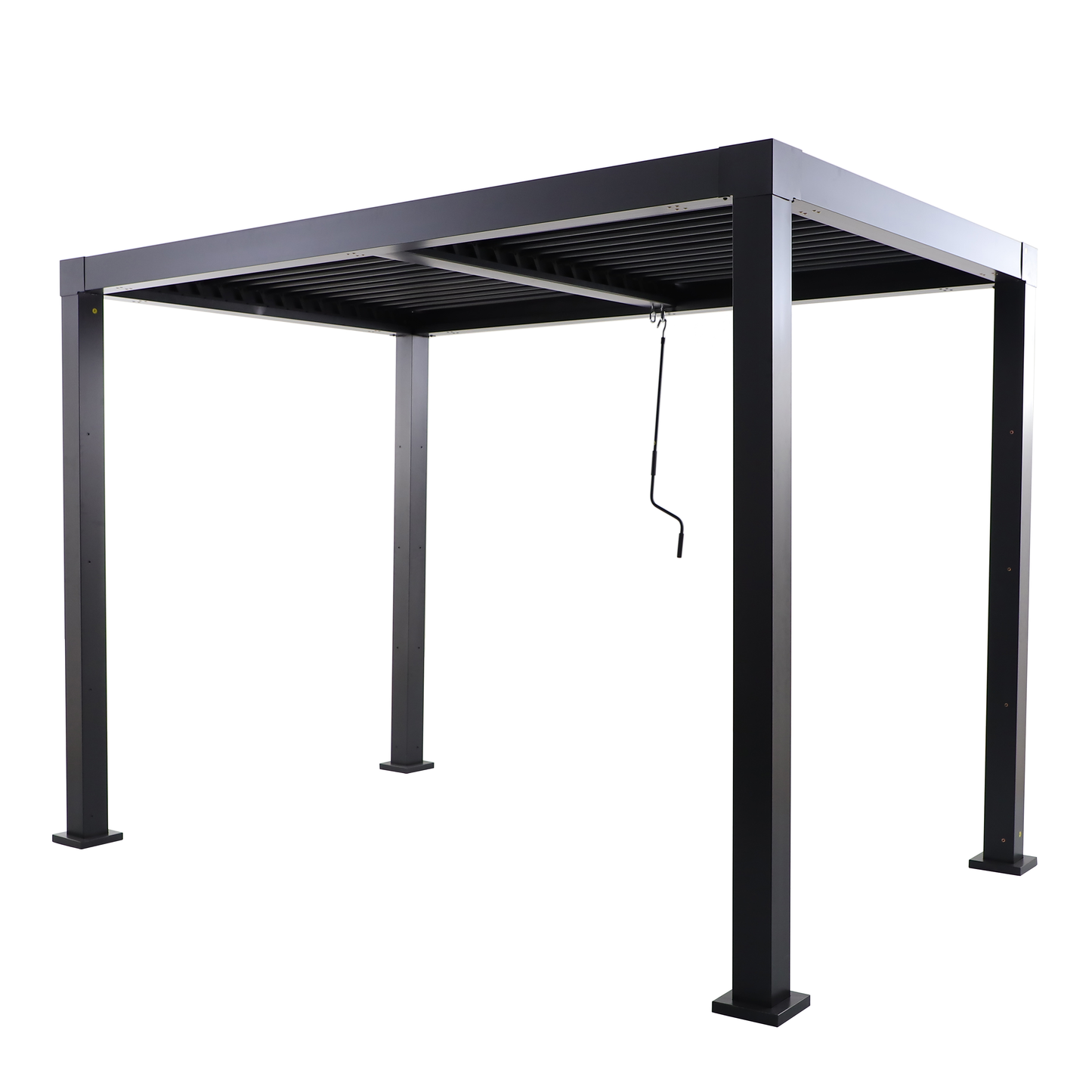 BIOCLIMATIC PERGOLA CLIMA NATERIAL FULL ALUMINUM 313X198 ANTHRACITE