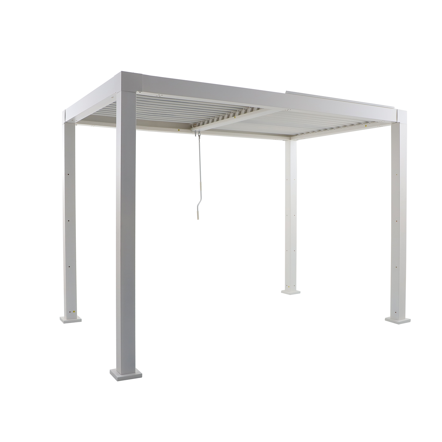 BIOCLIMATIC PERGOLA CLIMA NATERIAL FULL ALUMINUM 313X198 WHITE