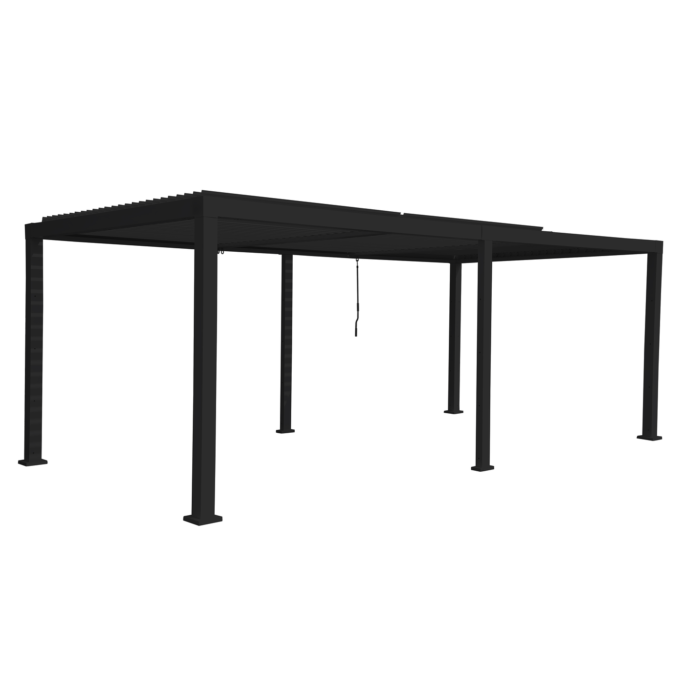 BIOCLIMATIC PERGOLA CLIMA NATERIAL FULL ALUMINUM 313X614 ANTHRACITE
