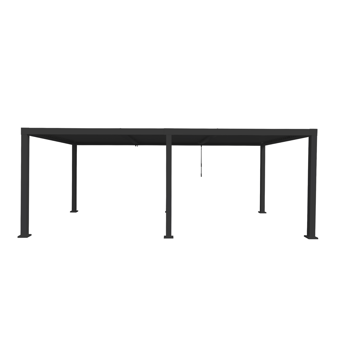 BIOCLIMATIC PERGOLA CLIMA NATERIAL FULL ALUMINUM 313X614 ANTHRACITE