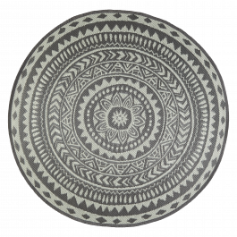ENOS TRIBE OUTDOOR CARPET GREY D150 CM POLYPROPYLENE