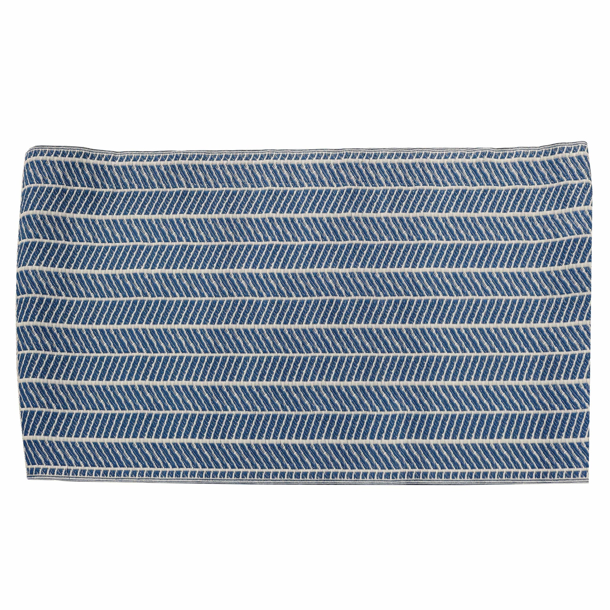 Bricocenter ENOS STRIPES OUTDOOR RUG BLUE 120X180 CM POLYPROPYLENE