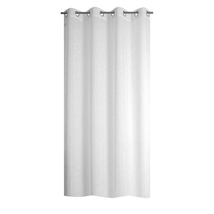 Tenda harlana bianco argento filtrante 135x280cm con occhielli