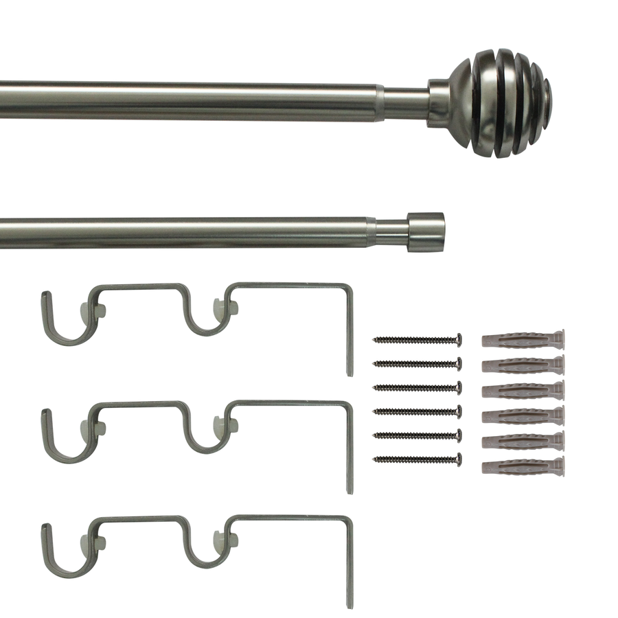 DOUBLE MATTE NICKEL KIT 120/210 CM D16/19