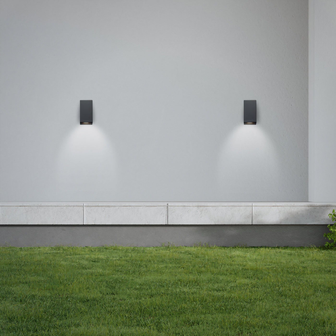 BLACK ALUMINIUM BALBOA FLOOR LIGHTING fixture 14.5x7.1x6.9CM GU10=8W IP44