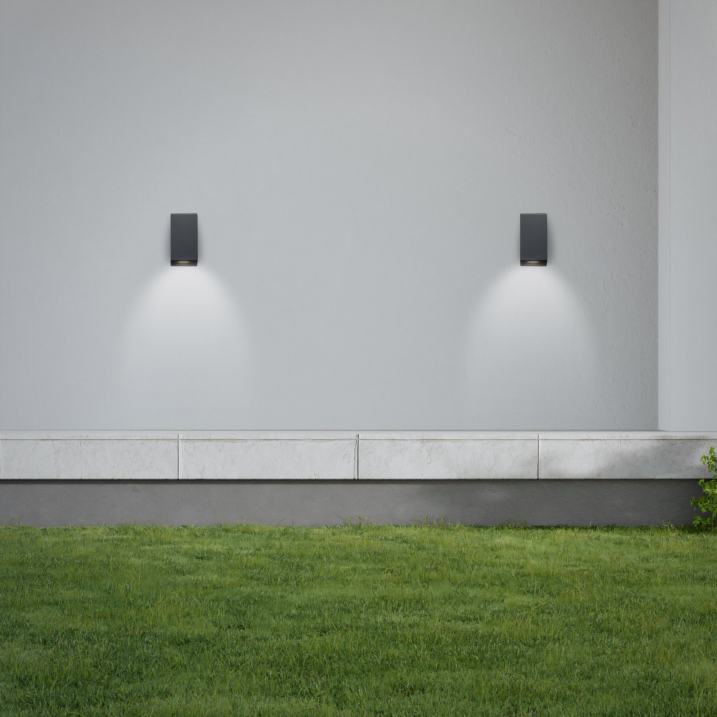 BLACK ALUMINIUM BALBOA FLOOR LIGHTING fixture 14.5x7.1x6.9CM GU10=8W IP44