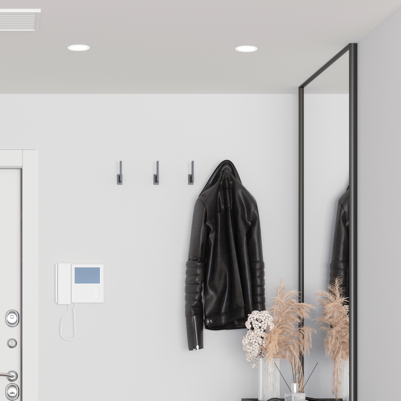 Bricocenter RECESSED SPOTLIGHT EXTRAFLAT ALUMINUM WHITE D10.8CM LED 9W NATURAL LIGHT IP20