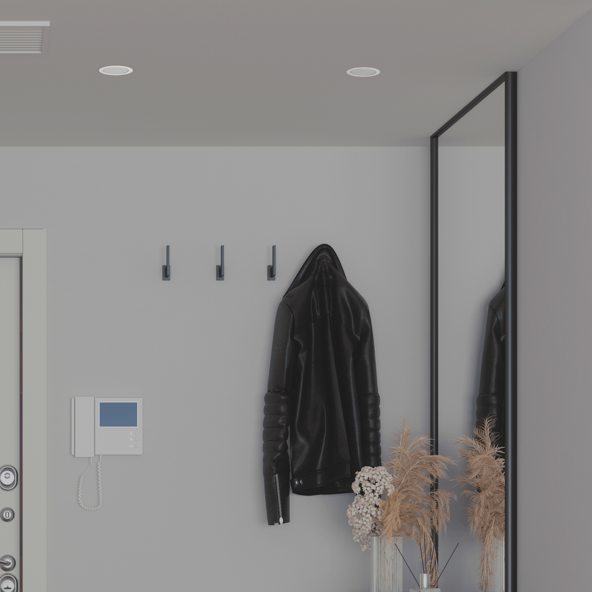 Bricocenter RECESSED SPOTLIGHT EXTRAFLAT ALUMINUM WHITE D10.8CM LED 9W NATURAL LIGHT IP20