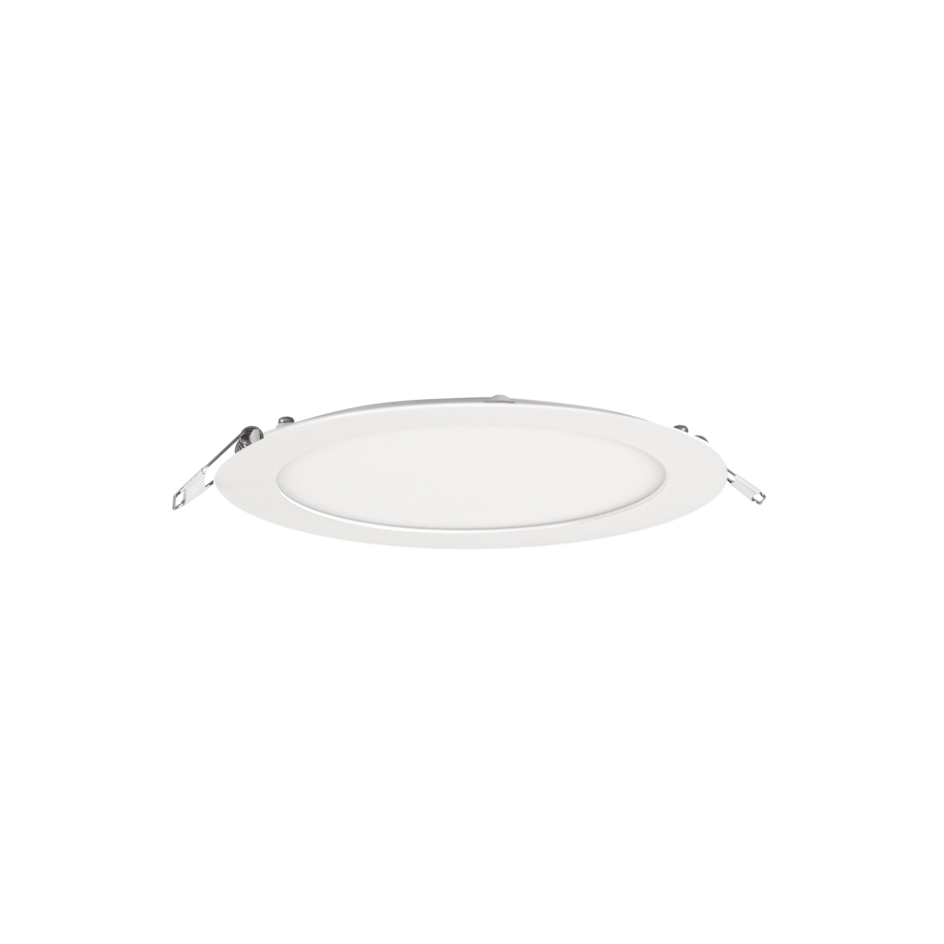 Bricocenter RECESSED SPOTLIGHT EXTRAFLAT ALUMINUM WHITE D10.8CM LED 9W NATURAL LIGHT IP20