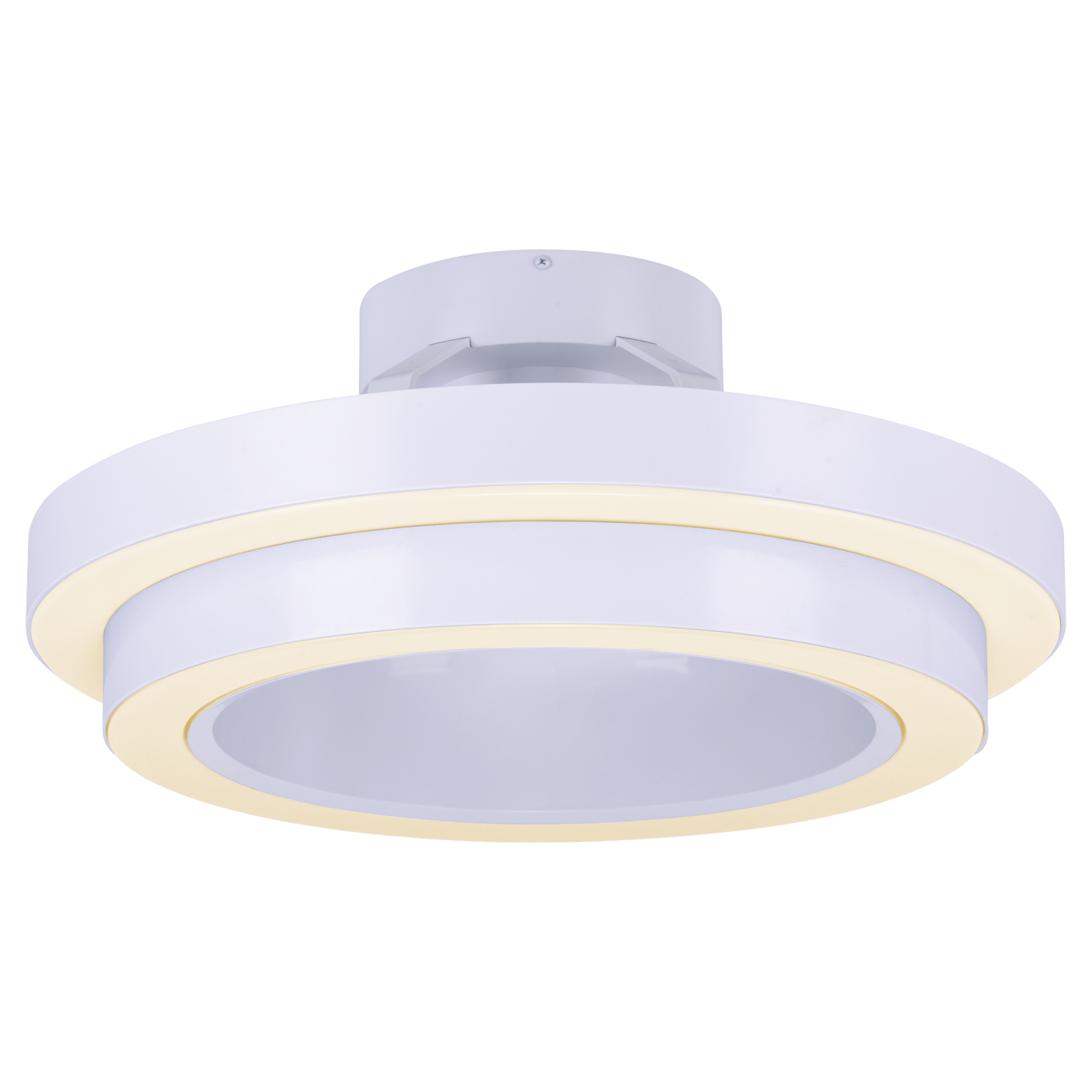 Bricocenter VENTILATORE PONANT PLASTICA BIANCO D54.5 CM LED 49W CCT DIMMERABILE