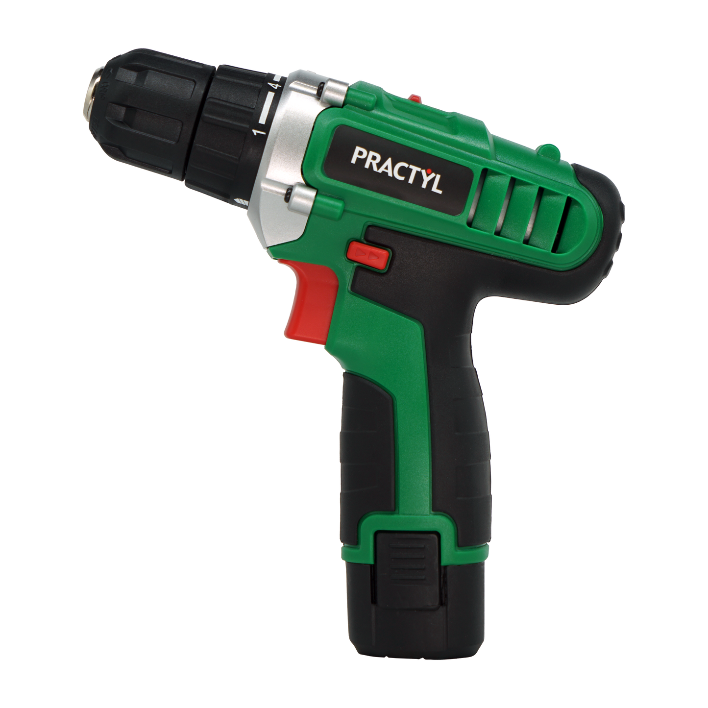 PRACTYL 12V SCREWDRIVER, 1 BATTERY 2 AH, CHARGER