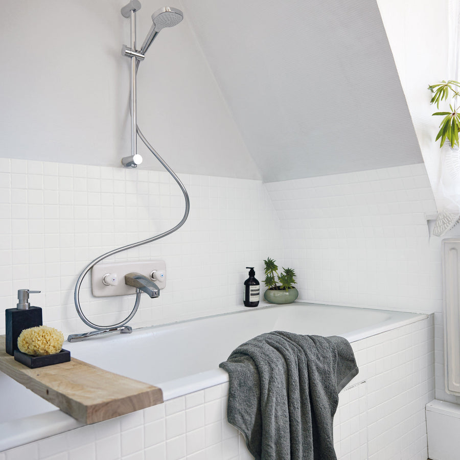 Bricocenter WATER GLAZE FOR FURNITURE AND KITCHEN AND BATHROOM TILES WHITE SATIN LUXENS 2 LT