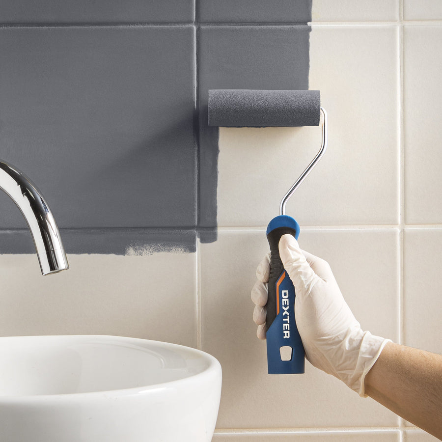 Bricocenter WATER GLAZE FOR FURNITURE AND TILES KITCHEN AND BATHROOM GRAY GRANIT 2 SATIN LUXENS 750 ML