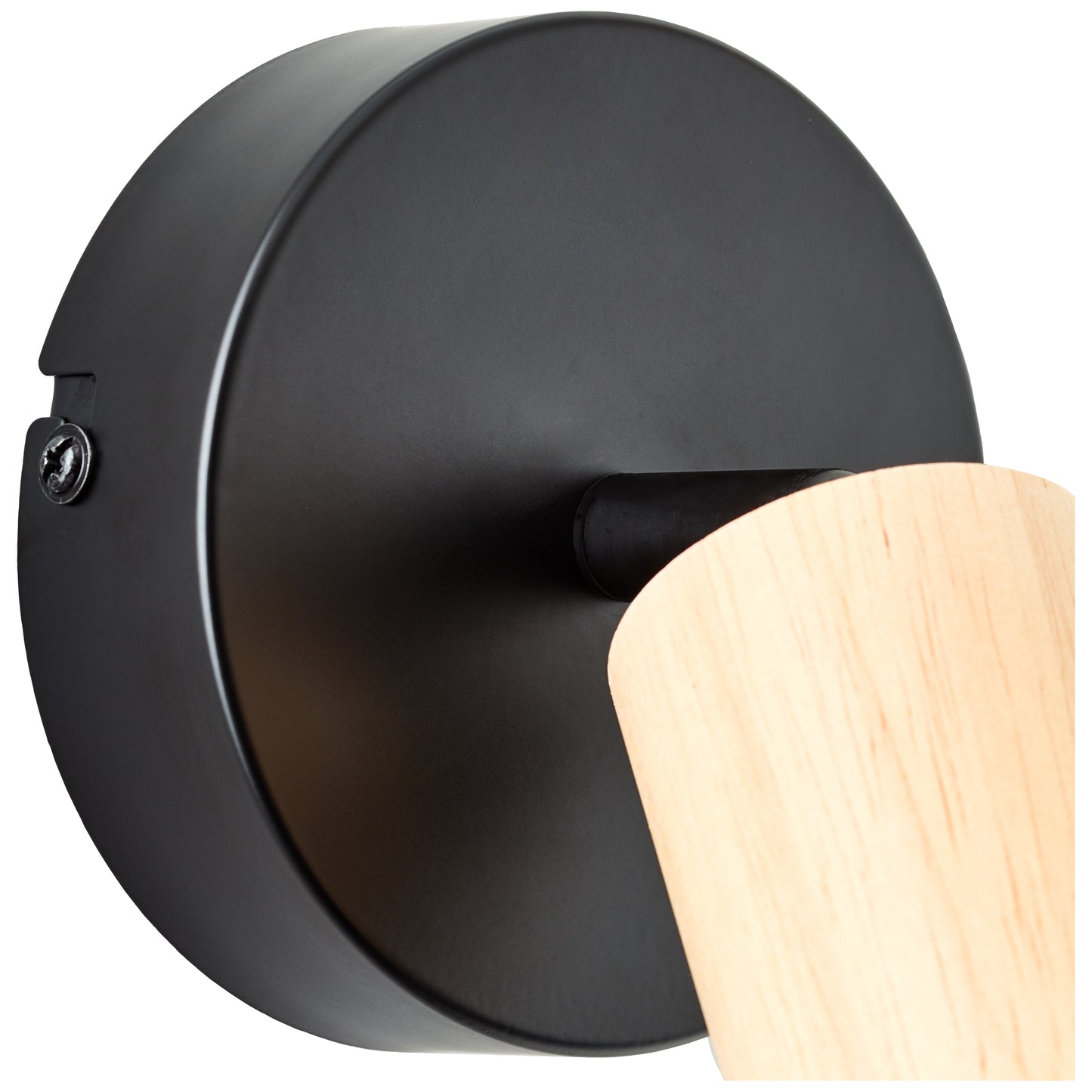 LINA BLACK METAL AND WOOD SPOTLIGHT 1XE27=40W
