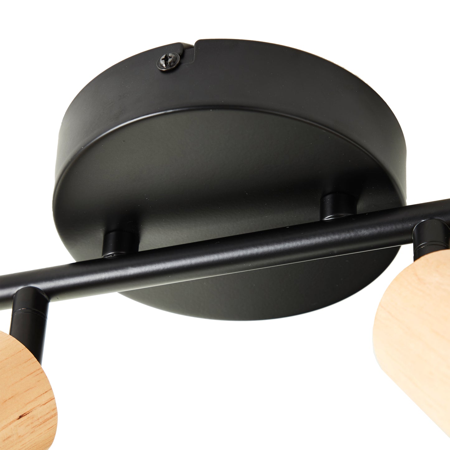 LINA BLACK METAL AND WOOD SPOTLIGHTS 2XE27=40W