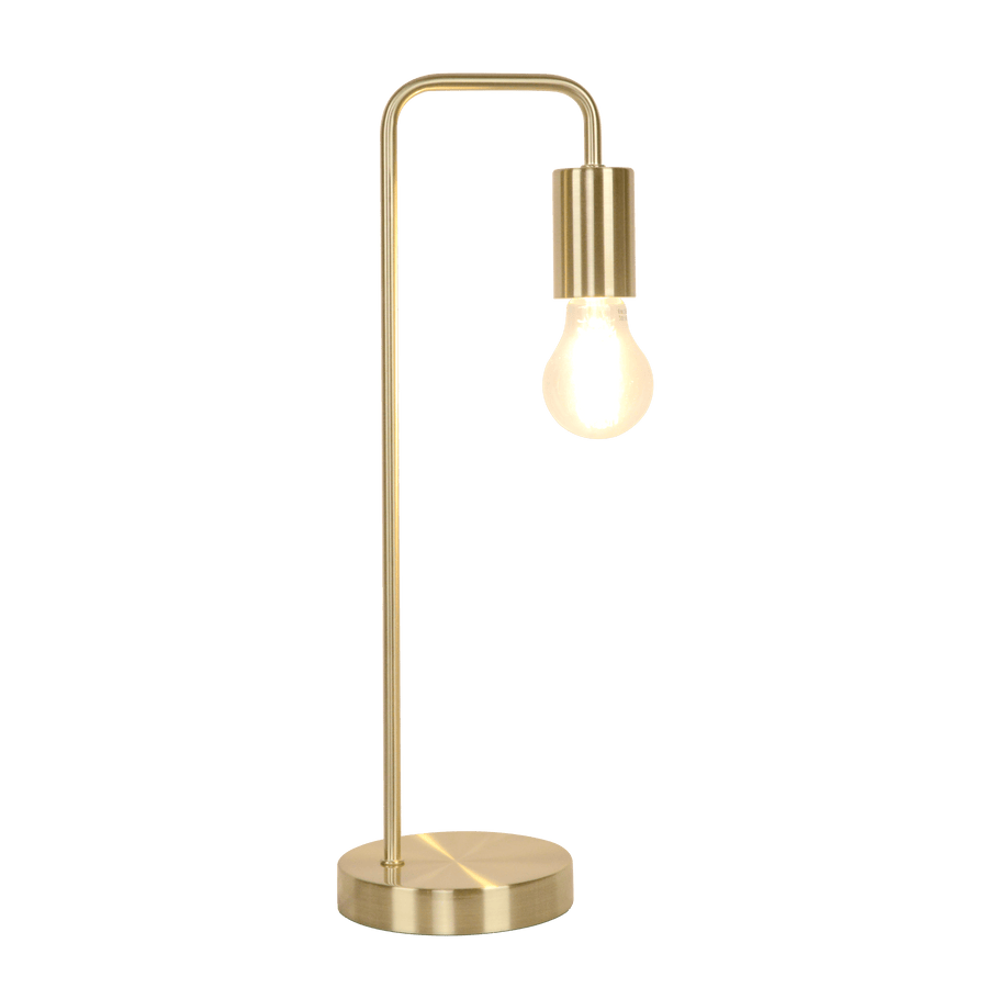Bricocenter LINA TABLE LAMP METAL GOLD H45 CM E27=40W