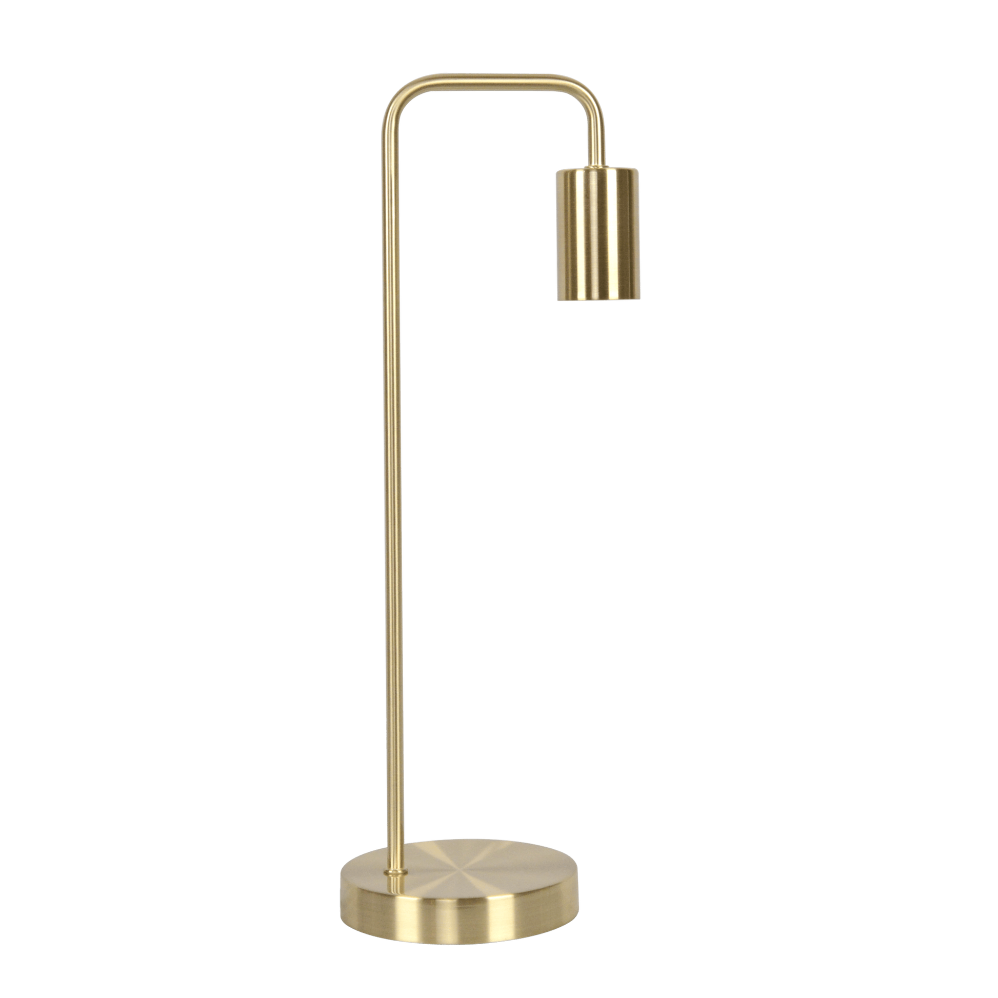 Bricocenter LINA TABLE LAMP METAL GOLD H45 CM E27=40W