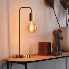 LINA TABLE LAMP METAL GOLD H45 CM E27=40W