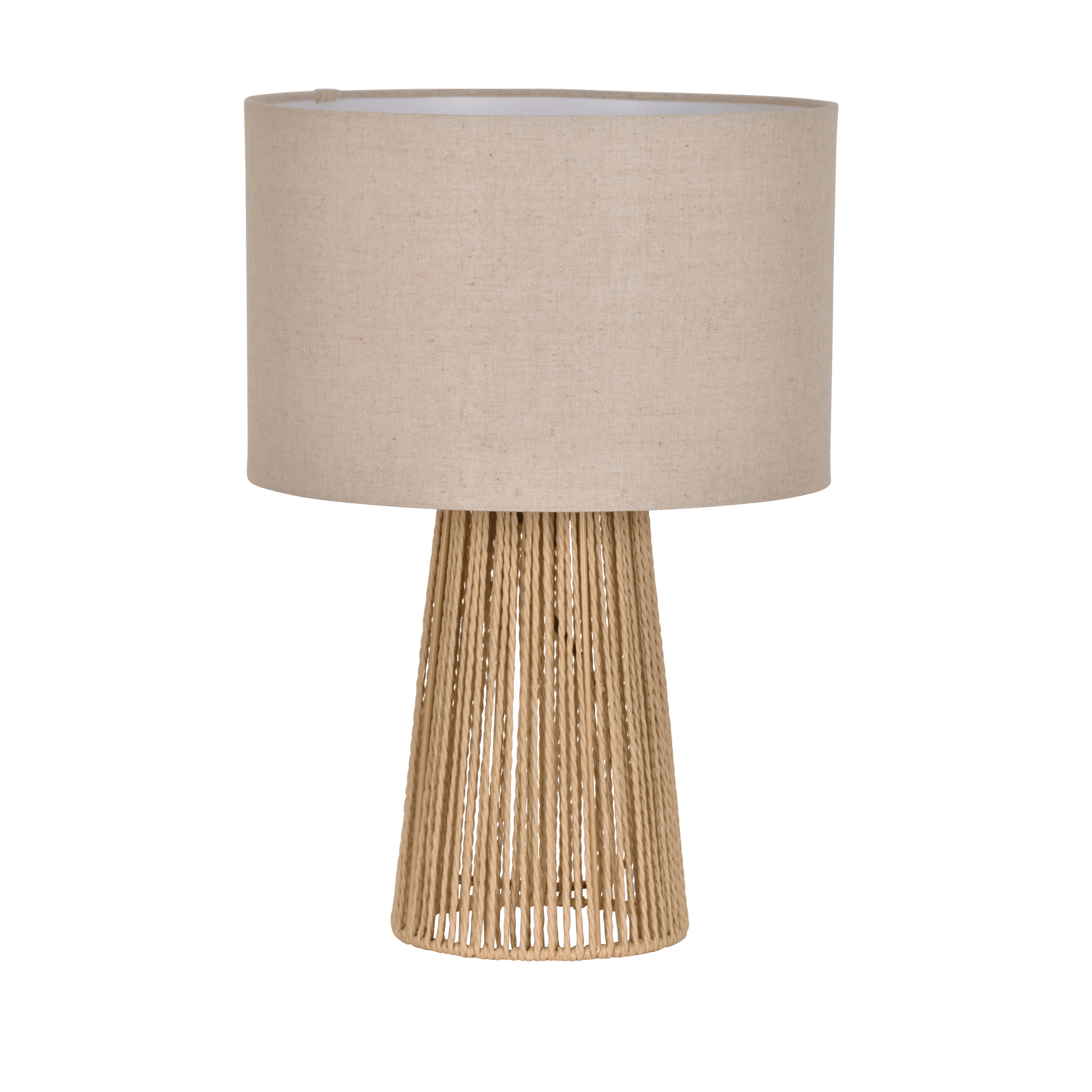 Bricocenter MIKONA TABLE LAMP NATURAL ROPE H40 CM E27