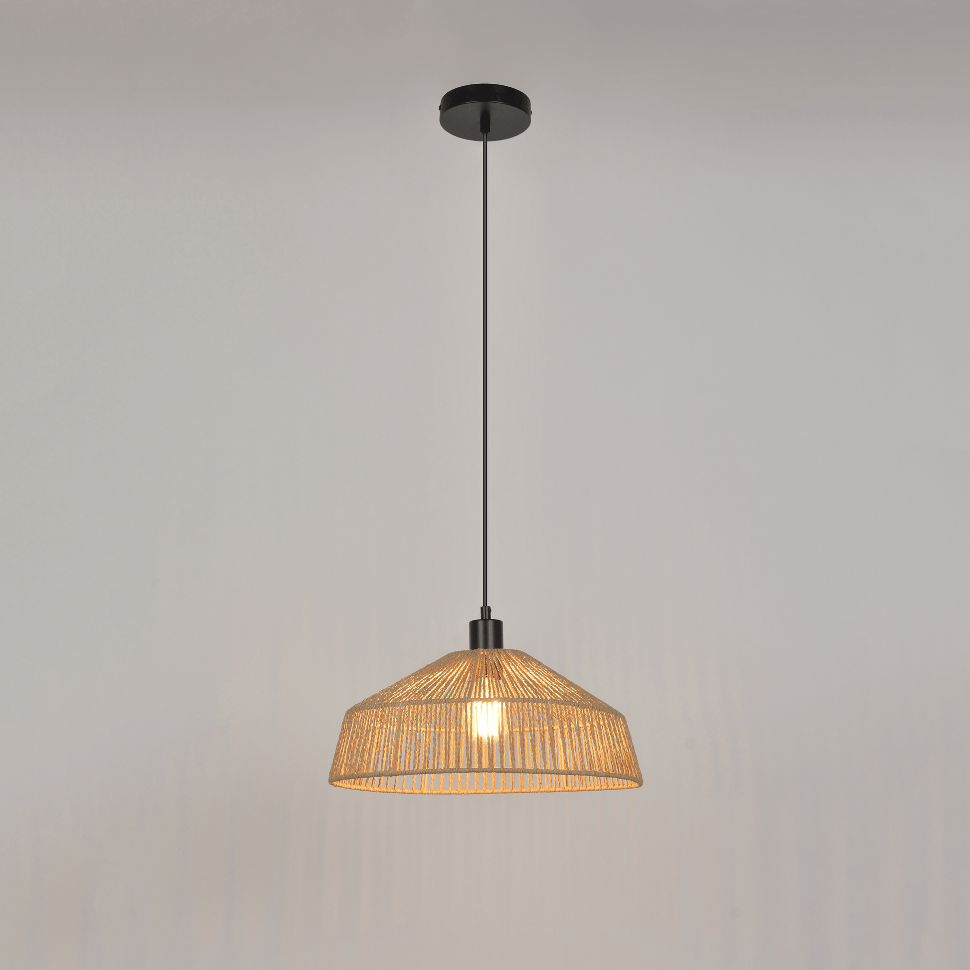 Bricocenter MIKONA METAL AND ROPE CHANDELIER D36 CM E27=15W