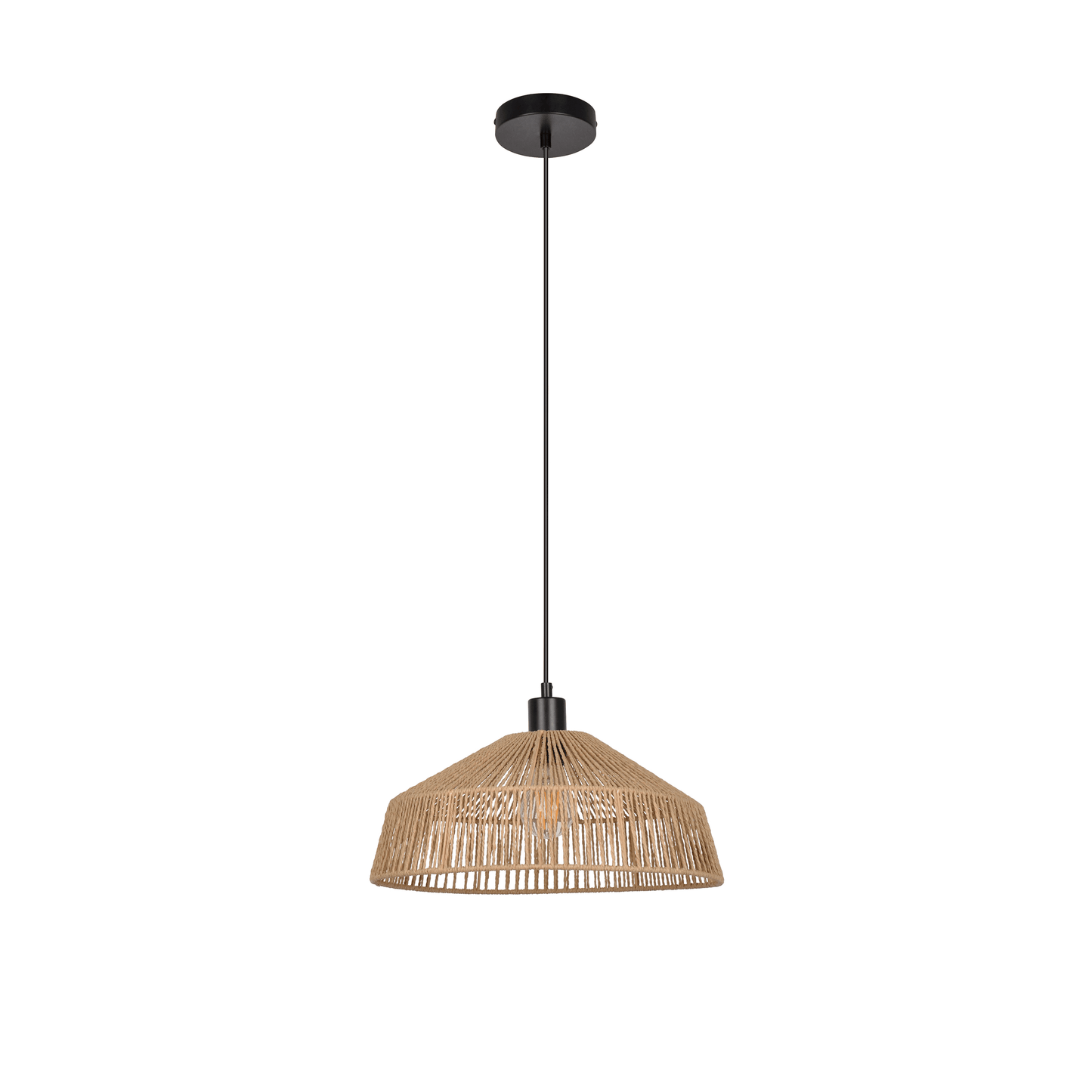 Bricocenter MIKONA METAL AND ROPE CHANDELIER D36 CM E27=15W