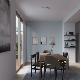 CAIPI CEILING LIGHT METAL WHITE D38 CM LED 20W NATURAL LIGHT