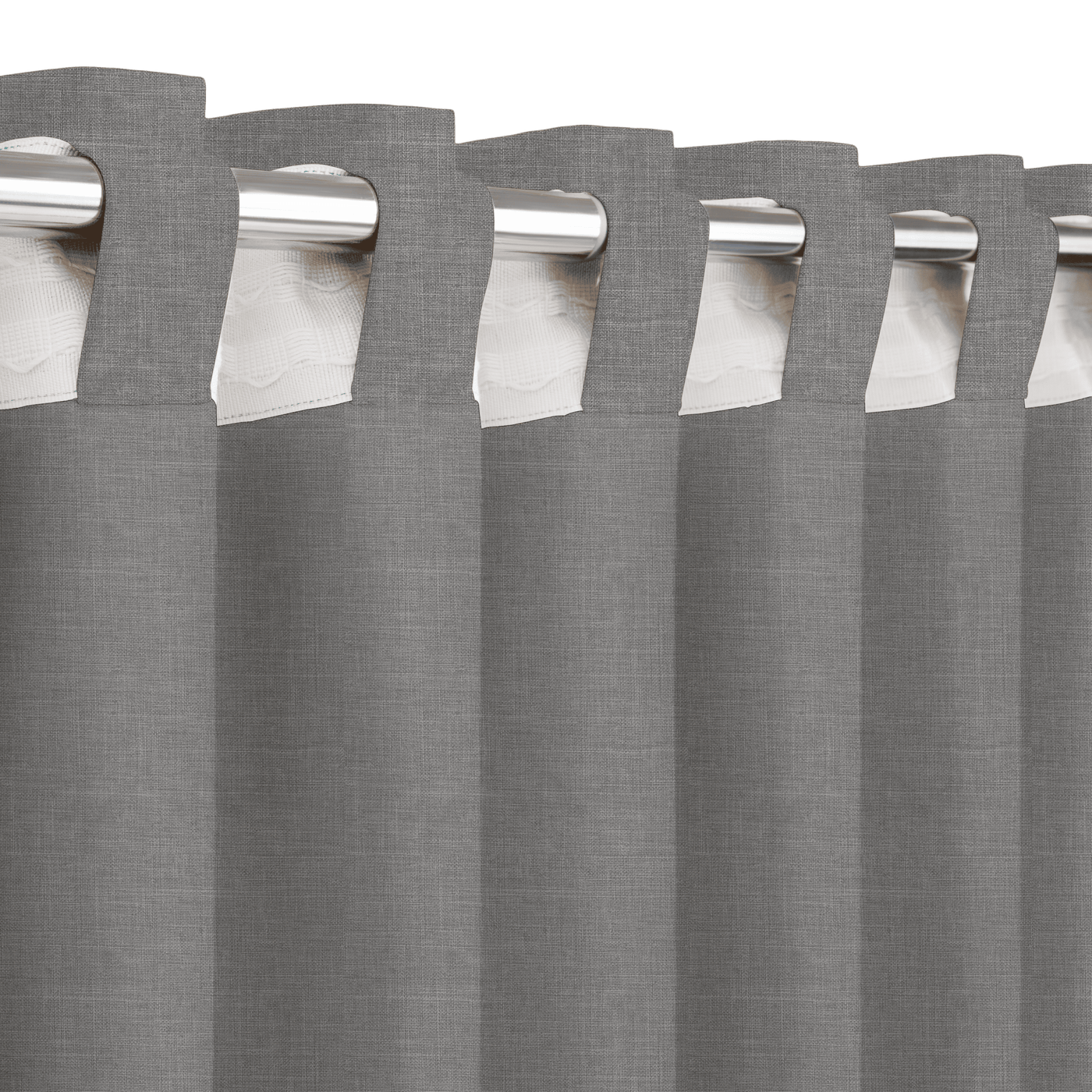 RASPBERRY GRAY OPAQUE CURTAIN 200X280C