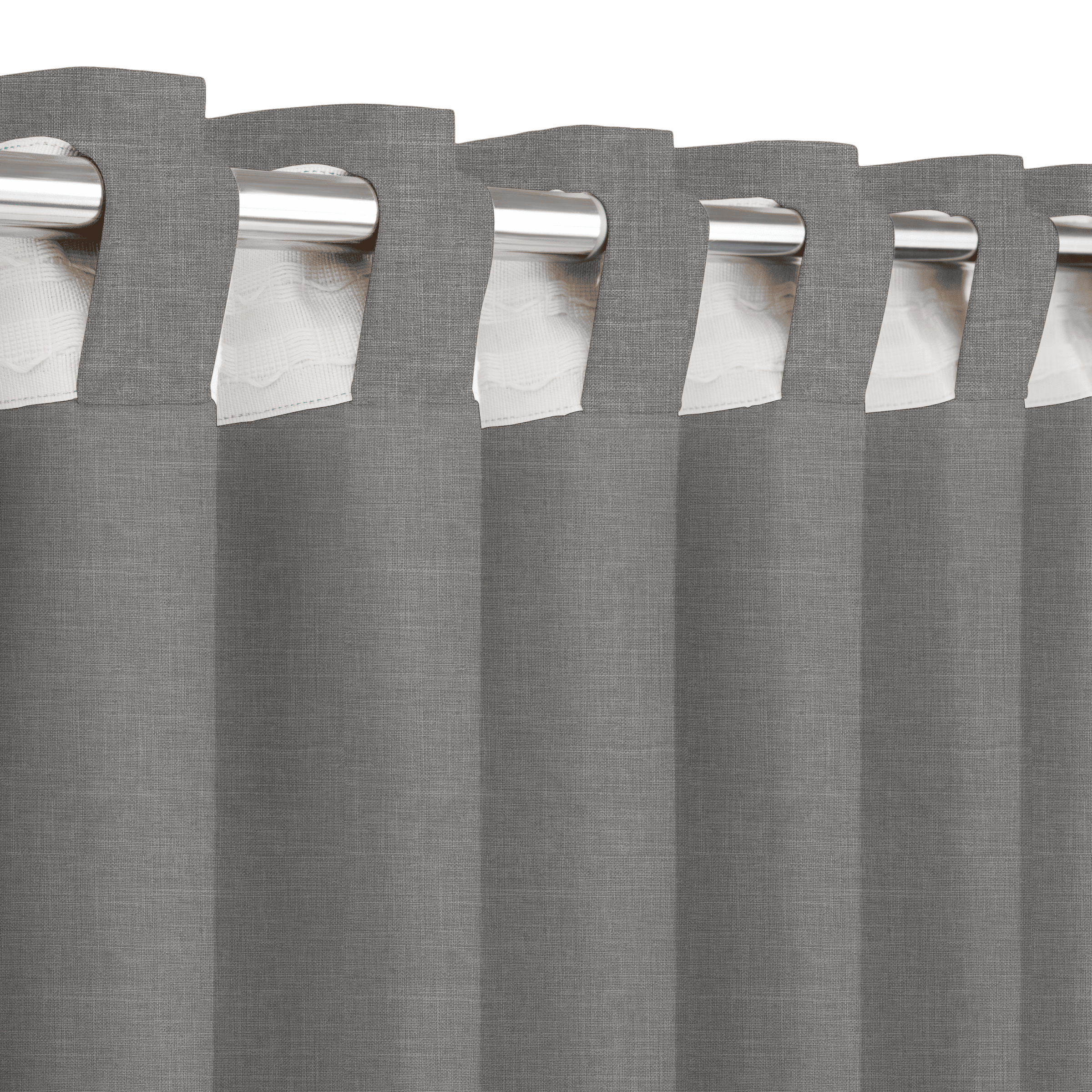 RASPBERRY GRAY OPAQUE CURTAIN 200X280C