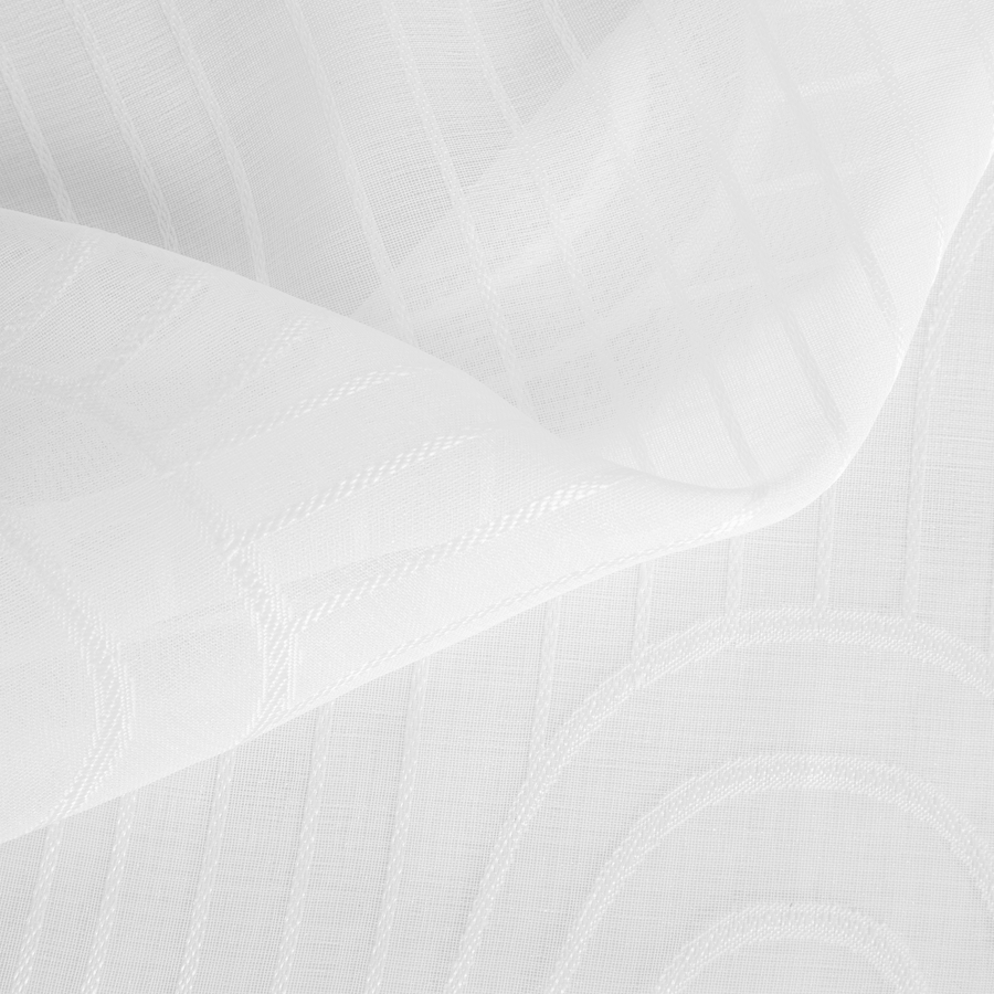 Bricocenter 200X280CM WHITE MATAHINA FILTER CURTAIN WITH WEBBING AND LOOP
