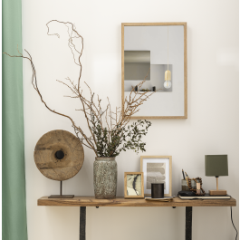 MILO BEECH MIRROR 40X60CM
