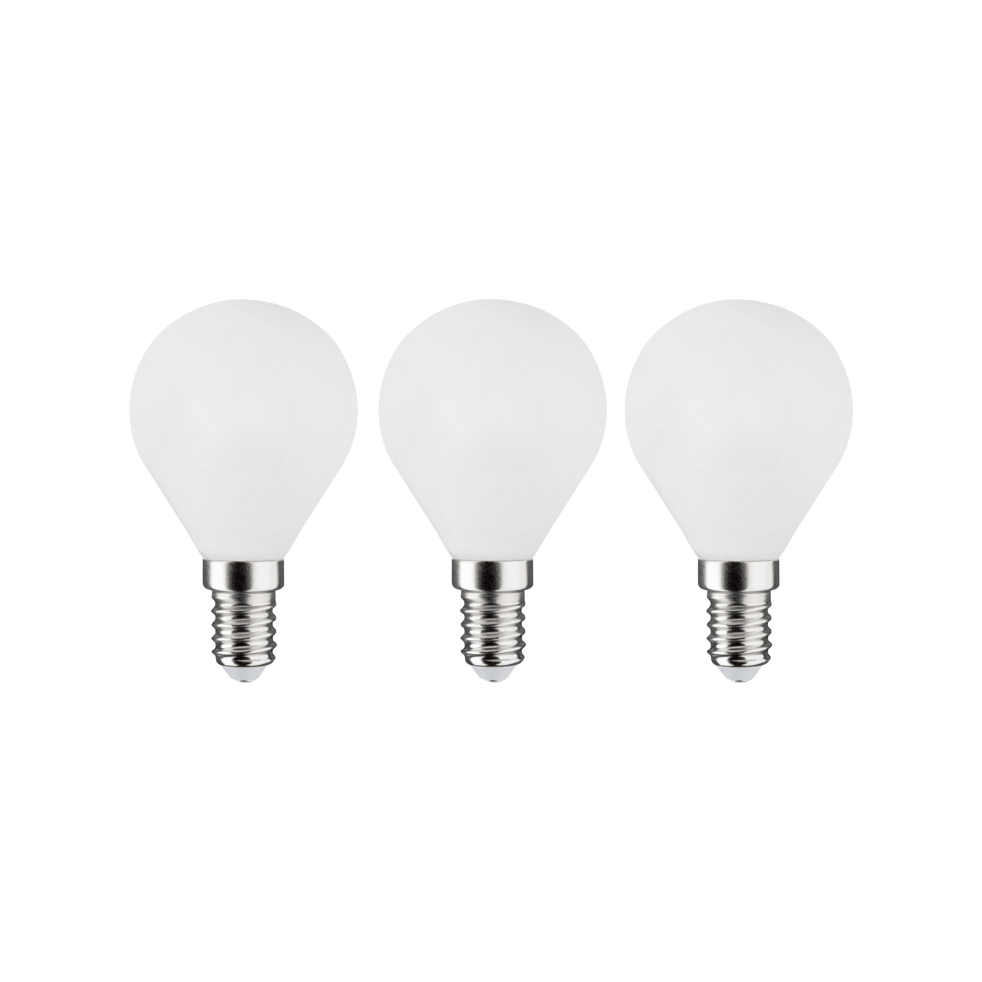Bricocenter 3 LED BULBS E14=60W FROSTED SPHERE NATURAL LIGHT