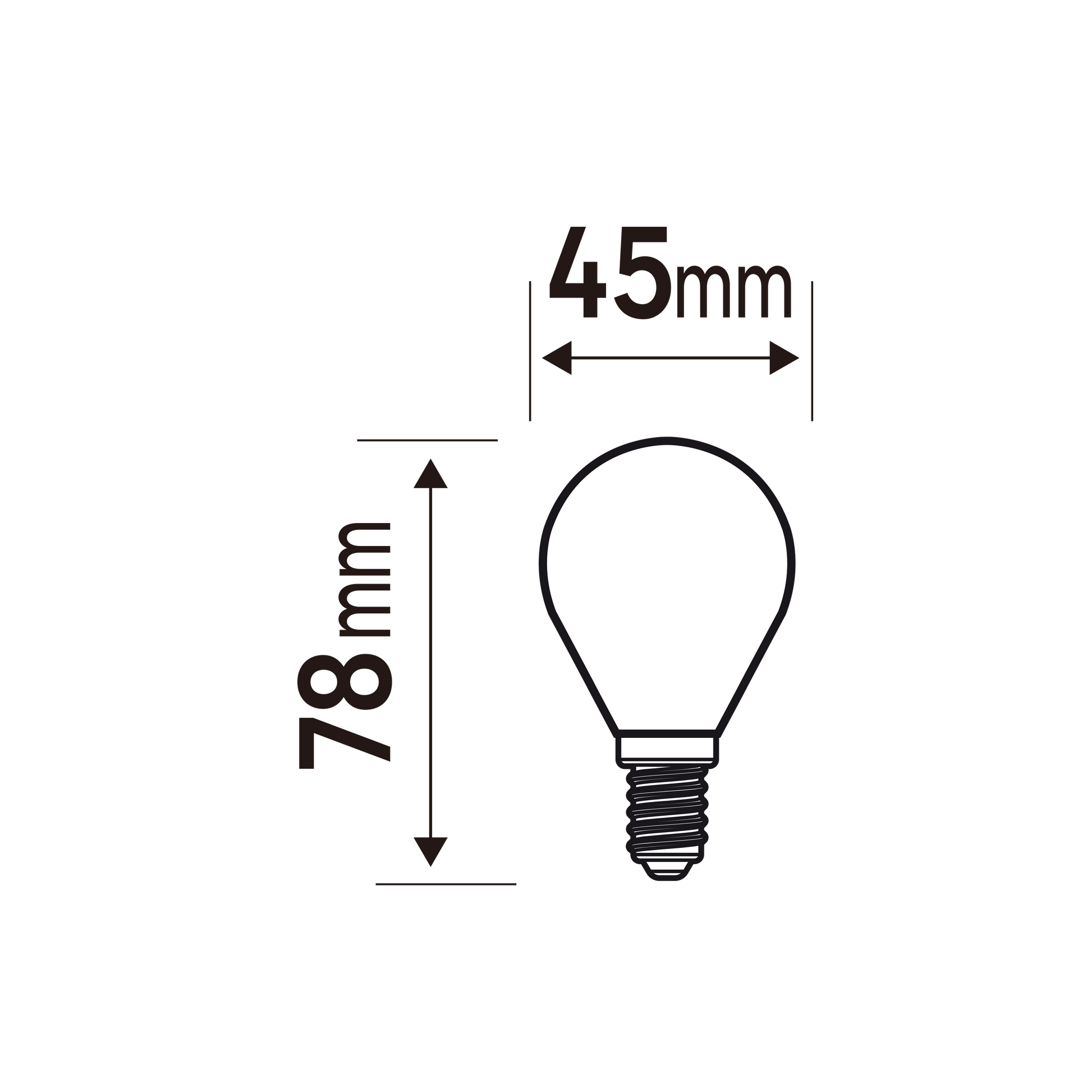 Bricocenter 3 LED BULBS E14=60W FROSTED SPHERE NATURAL LIGHT