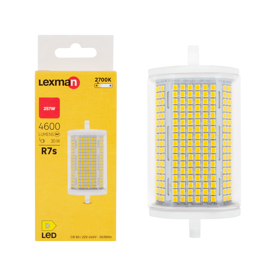 LED BULB R7S=275W 118MM WARM LIGHT