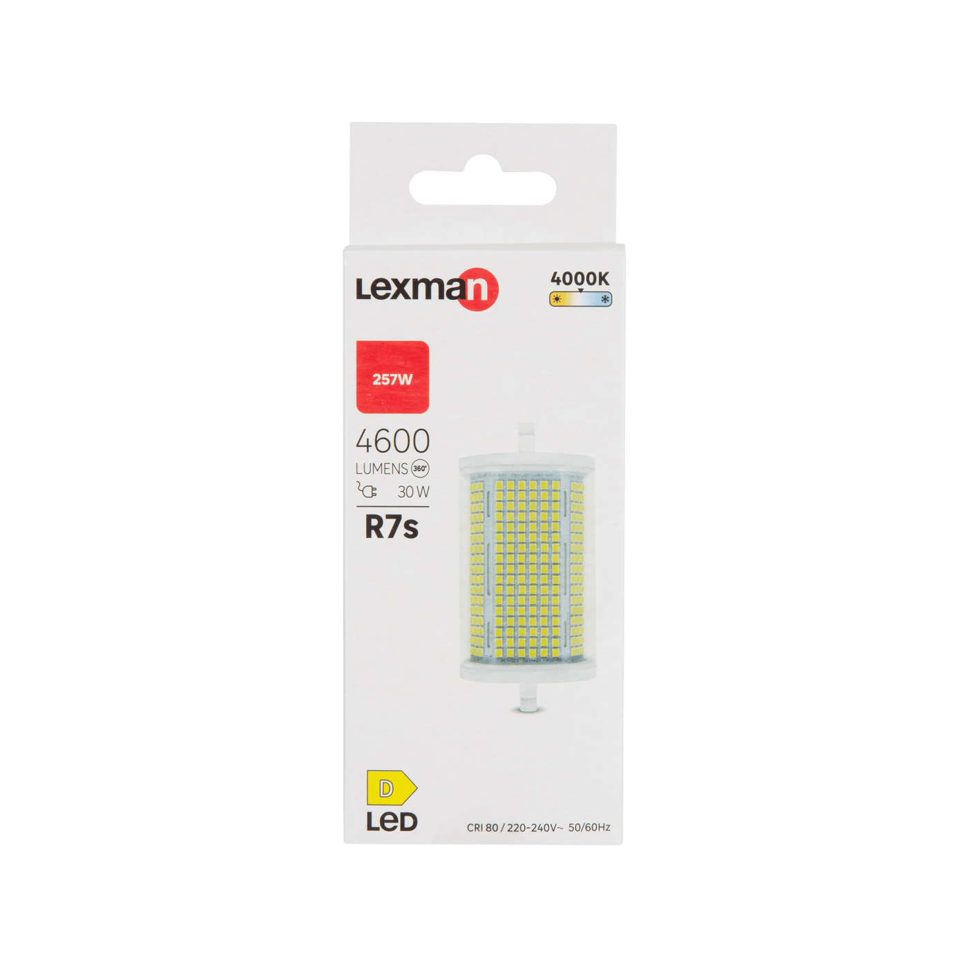 LED BULB R7S=275W 118MM NATURAL LIGHT