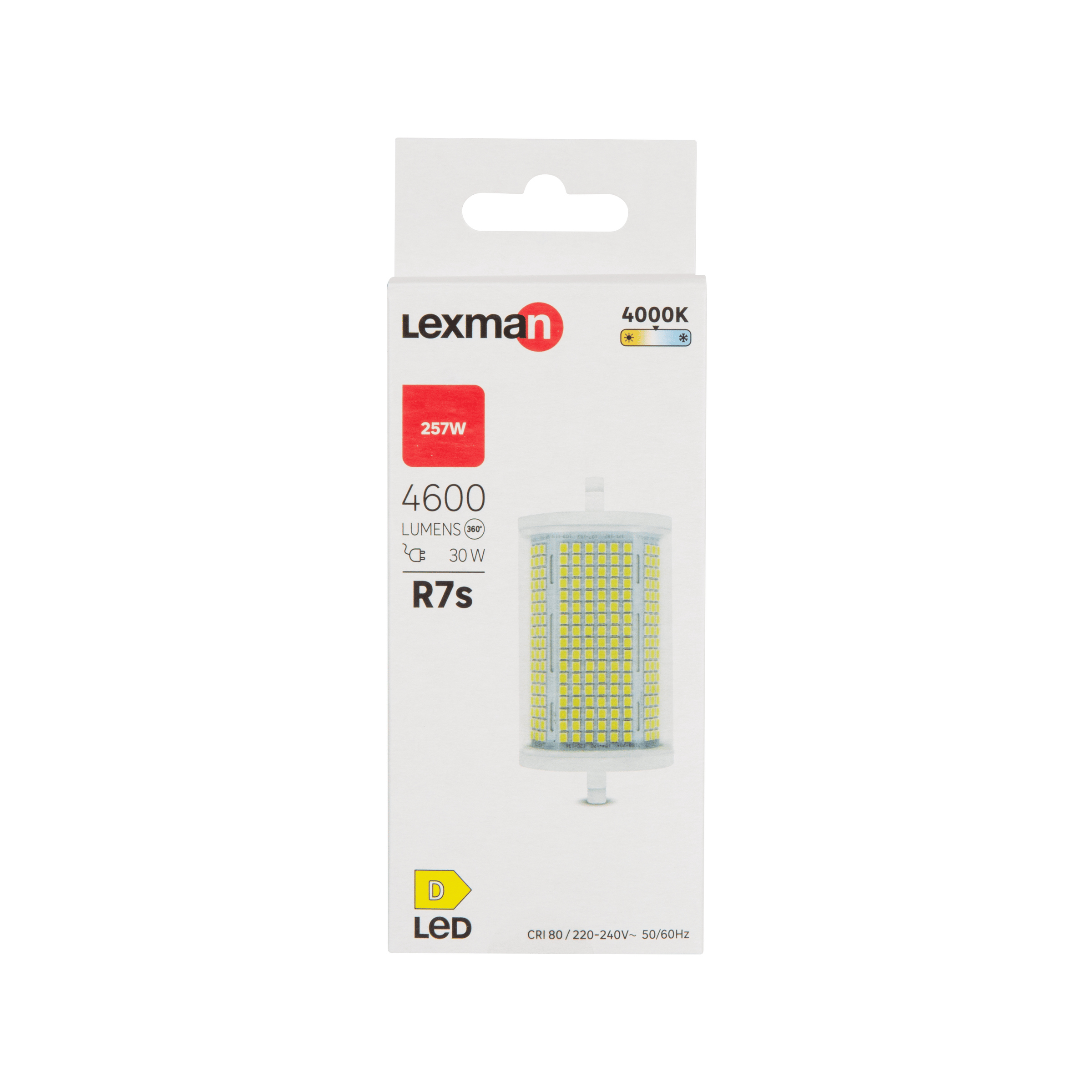 LED BULB R7S=275W 118MM NATURAL LIGHT