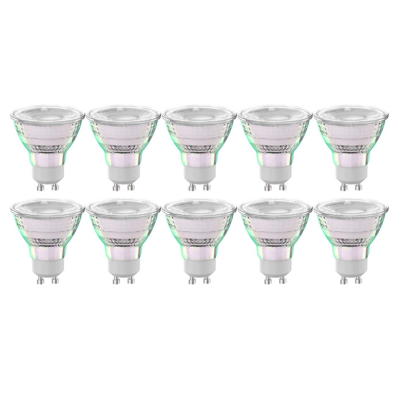 Bricocenter 10 LED BULBS GU10=50W NATURAL LIGHT