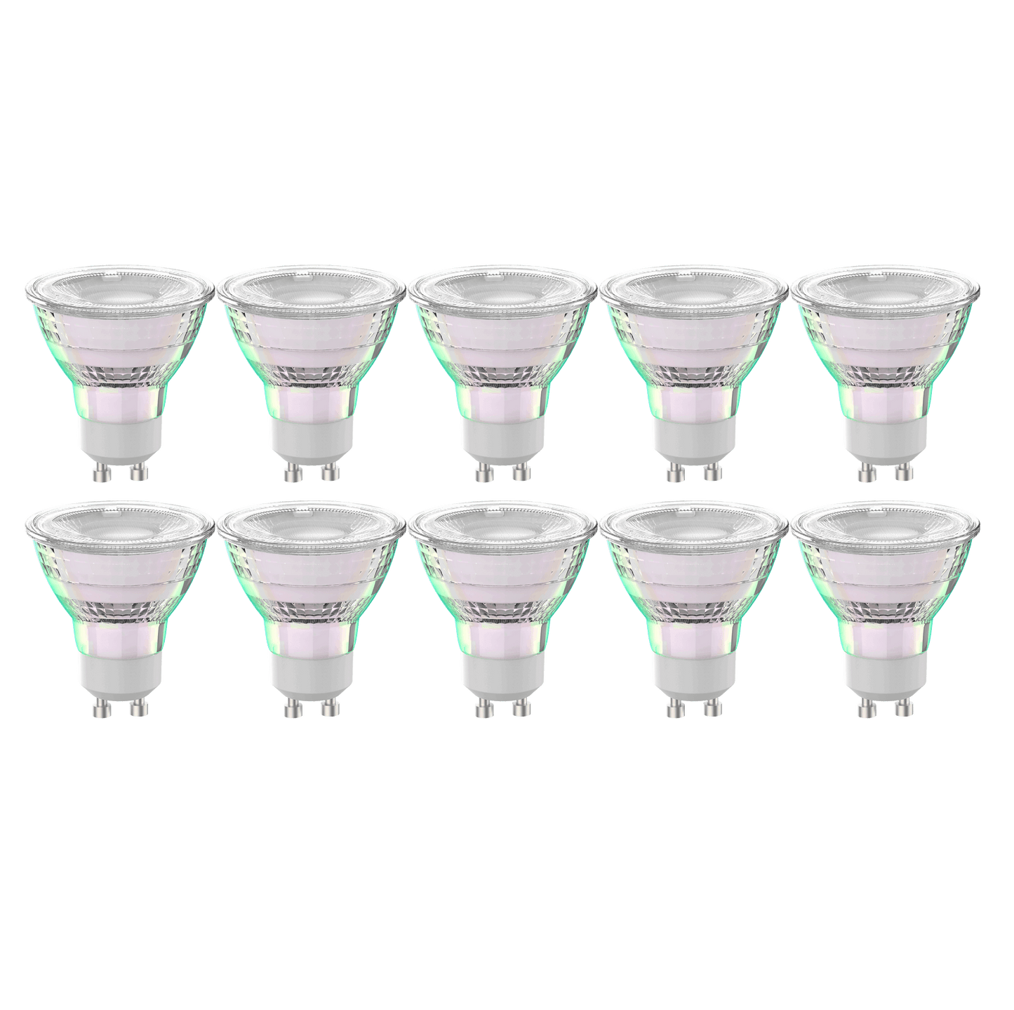 Bricocenter 10 LED BULBS GU10=50W NATURAL LIGHT