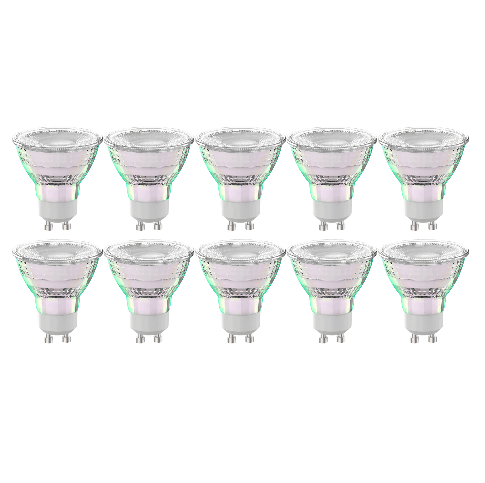 Bricocenter 10 LED BULBS GU10=50W NATURAL LIGHT