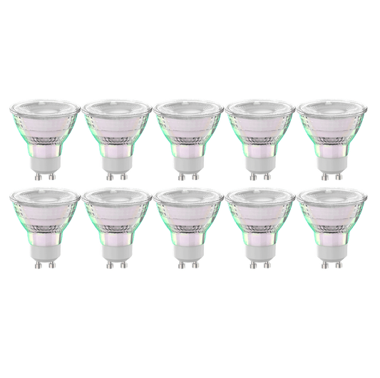 Bricocenter 10 LED BULBS GU10=50W NATURAL LIGHT