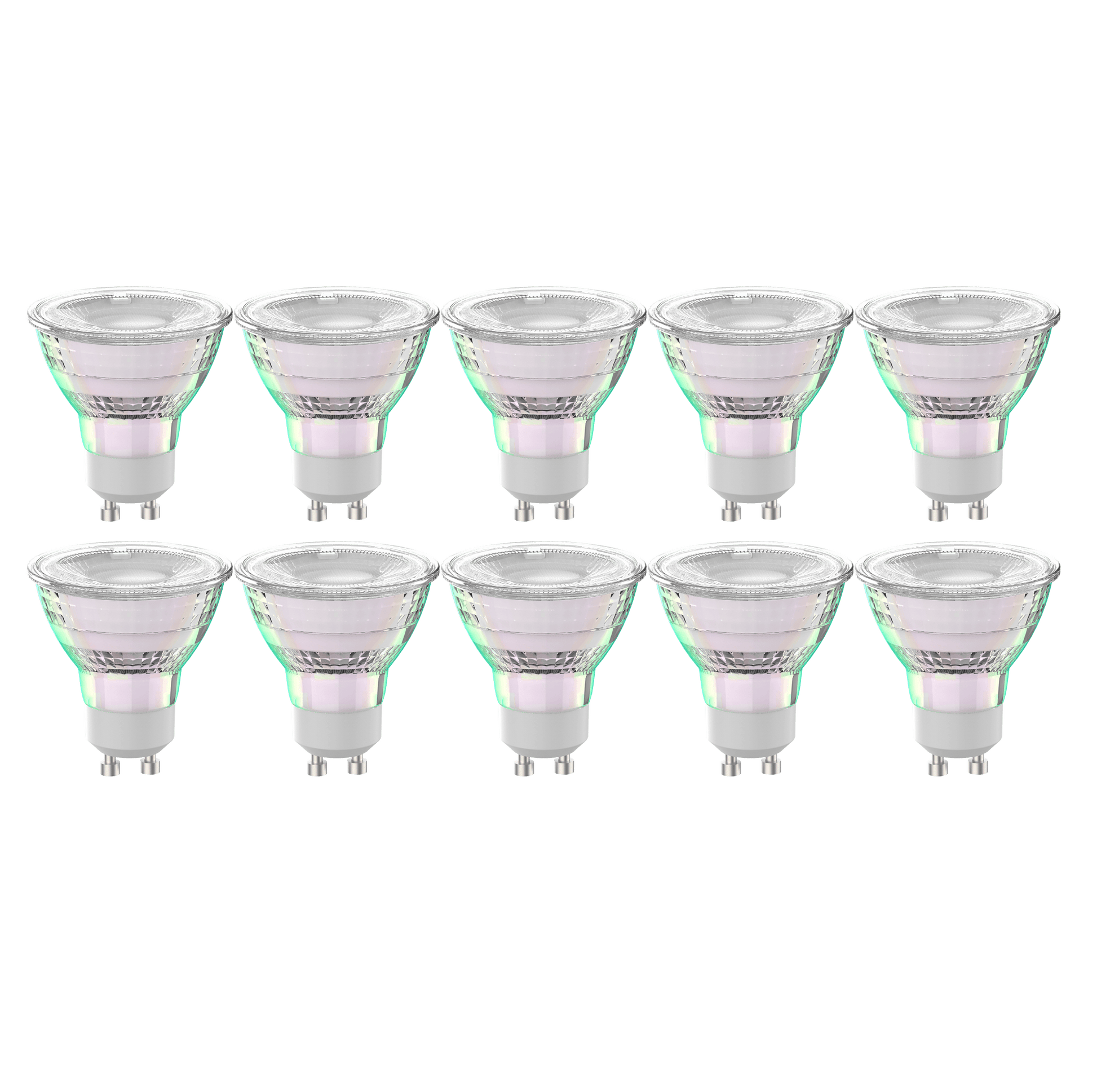 Bricocenter 10 LED BULBS GU10=50W WARM LIGHT