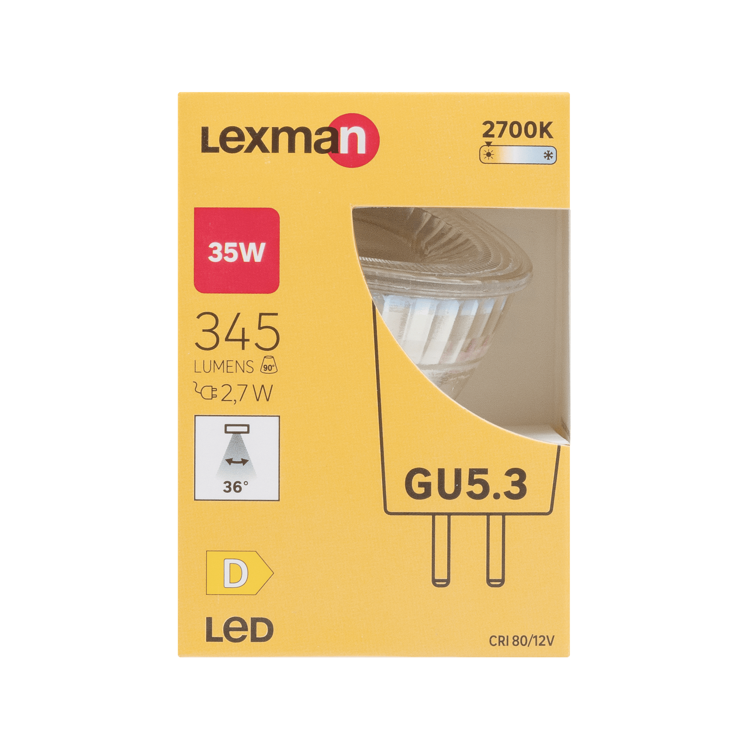 LED BULB GU5.3=35W WARM LIGHT
