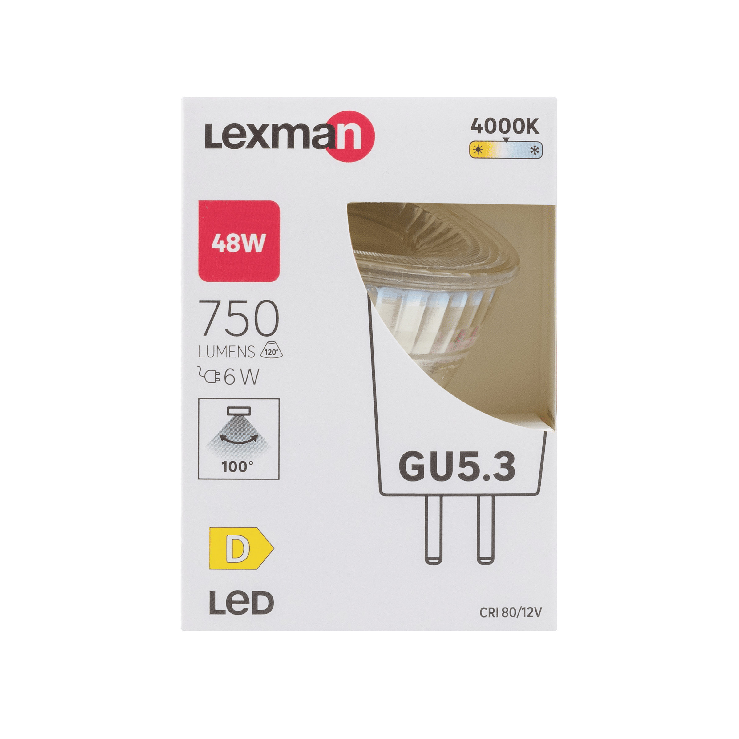 LED BULB GU5.3=48W NATURAL LIGHT