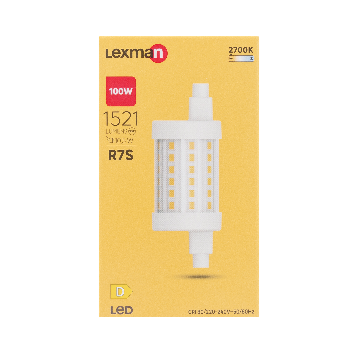 LED BULB R7S=100W 78MM WARM LIGHT